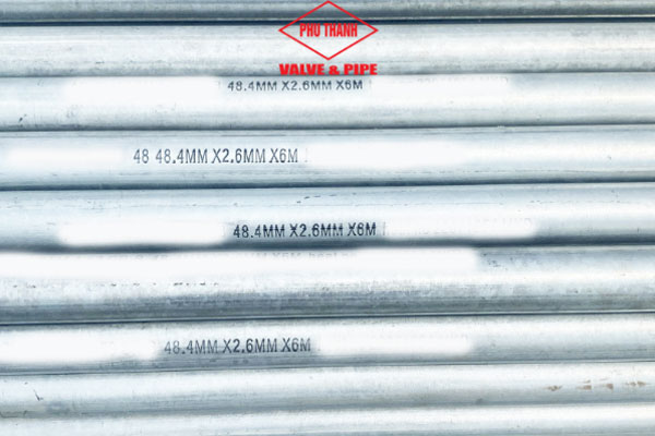 Ưu điểm ống thép mạ kẽm phi 49